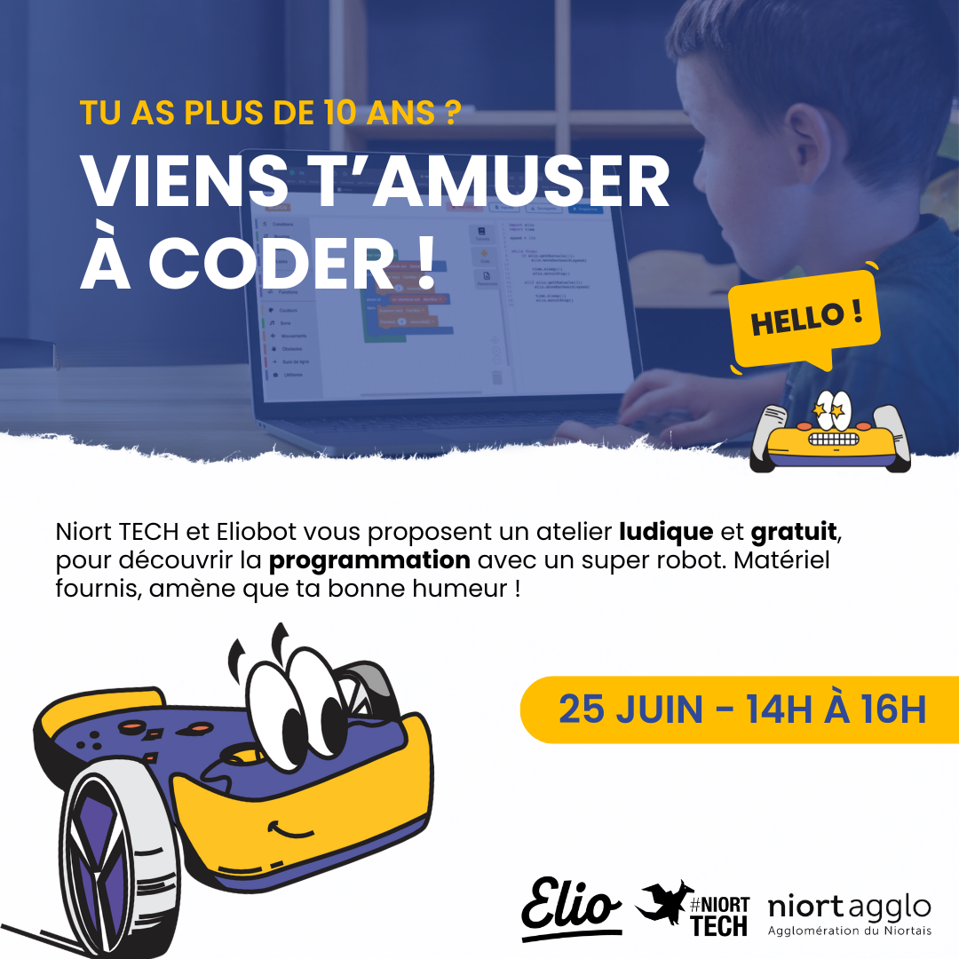 🤖 Atelier robotique à Niort Tech