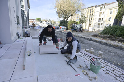 Chantier espaces publics Port Boinot - Agrandir l'image 17 sur [131], fenêtre modale