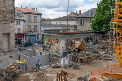 Gros ?uvre CSC et cour interieure - Agrandir l'image 129 sur [158], fenêtre modale
