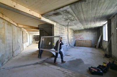 Rehabilitation de la Maison patronale et de la Fabrique - Agrandir l'image 69 sur [131], fenêtre modale